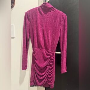 SAYLOR Pink Long Sleeve Bodycon Dress